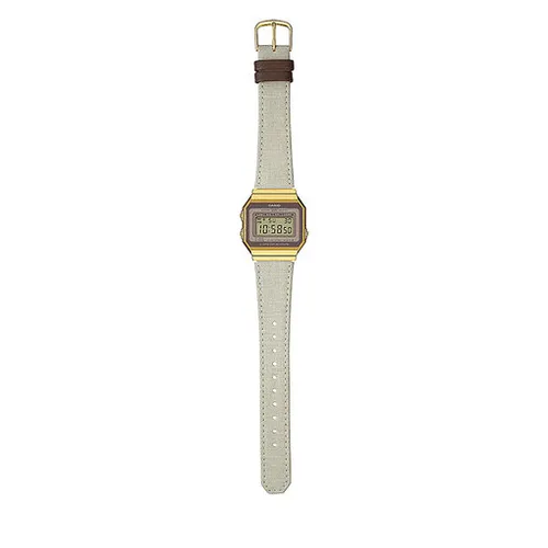 Casio Vintage A700WEGL-7aef Grey / Gold Saati