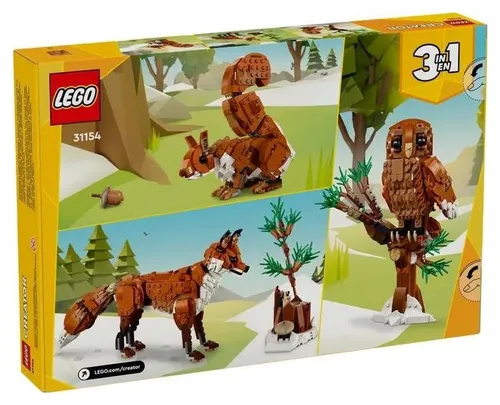 LEGO Creator 3w1 31154 Leśne zwierzęta: Czerwony lis