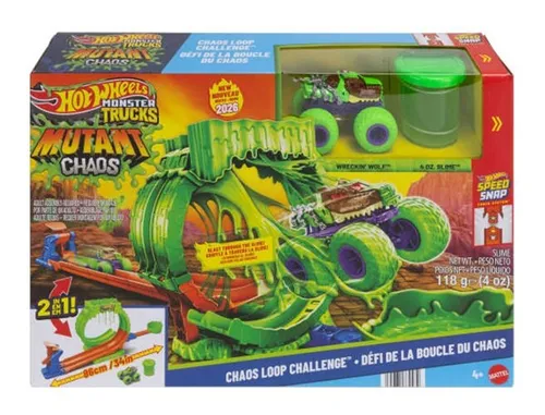 Tor Hot Wheels Monster Trucks Owa Pętla Chaosu JMK91
