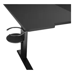 Biurko gamingowe narożne GENESIS Holm Modular 160 Czarny