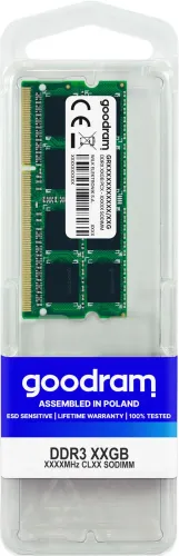 Pamięć GoodRam DDR3 4GB PC1600 CL11 1,35V