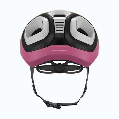 Kask rowerowy POC Amidal olivine green matt/thulite pink matt