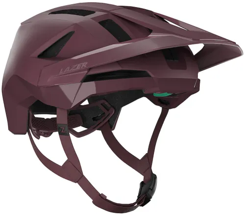 Kask rowerowy LAZER Impala KinetiCore Bordowy MTB z możliwością zamontowania lampki (rozmiar M)