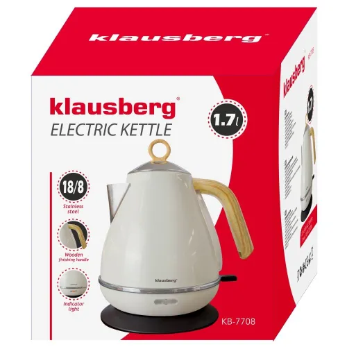 Czajnik KLAUSBERG KB-7708 1,7 l Biały