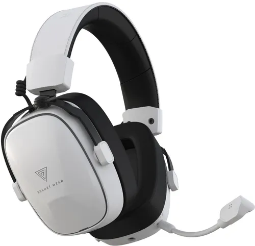 Słuchawki SECRET GEAR SX2 Bezprzewodowe, Nauszne, Dźwięk przestrzenny Biało-czarny