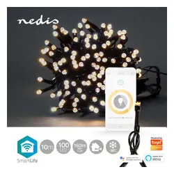 Lampki choinkowe NEDIS WIFILX01W100 10 m