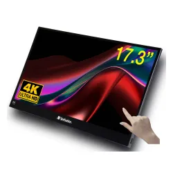 Monitor Verbatim PMT-17 32239 17,3" 4K IPS 60Hz 6ms Przenośny Dotykowy