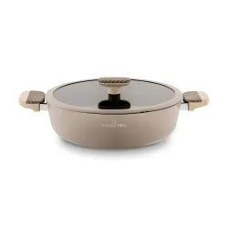 Patelnia na indukcję non stick STARKE PRO Light Coffee 28 cm