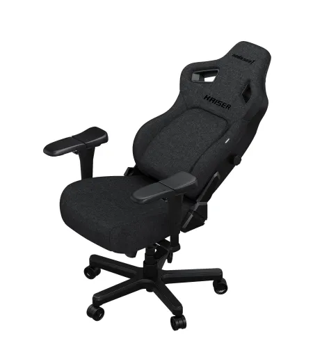 Fotel Anda Seat Kaiser 4 L Gamingowy do 120kg Tkanina Ciemnoszary