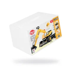 Jeździk Koparka Falk Jcb Digger Dla Dziecka 3-7 Lat Ruchoma Łyżka + Kask
