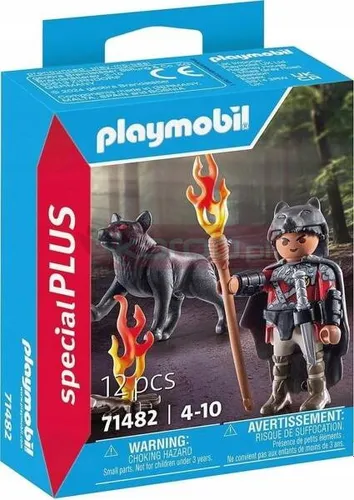 PLAYMOBIL SPECIAL PLUS 71482 WOJOWNIK Z WILKIEM
