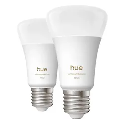 Inteligentna żarówka LED PHILIPS HUE 929003854902 8.1W E27 Bluetooth, ZigBee (2 szt.)