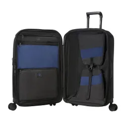 Walizka średnia poszerzana Samsonite X-Rise - black