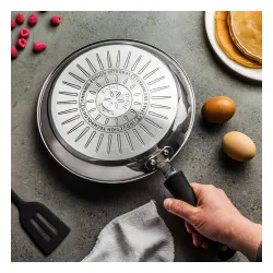 TEFAL Duetto Plus 25 cm czarna - patelnia do naleśników nieprzywierająca