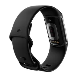 Фитнес-браслет Fitbit от Google Charge 6 Черный корпус / черный ремешок