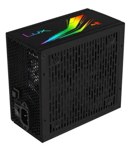 Zasilacz Aerocool LUX RGB 650W 80+ Bronze Czarny