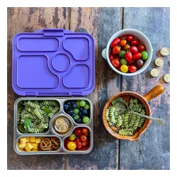 Çelik Tepsili Yumbox Presto Seyahat Öğle Yemeği Kutusu-kale Yeşili