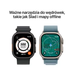 Apple Watch Ultra 3 GPS + Cellular 49mm koperta tytanowa (naturalny) + bransoleta mediolańska z tytanu rozmiar S (naturalny)