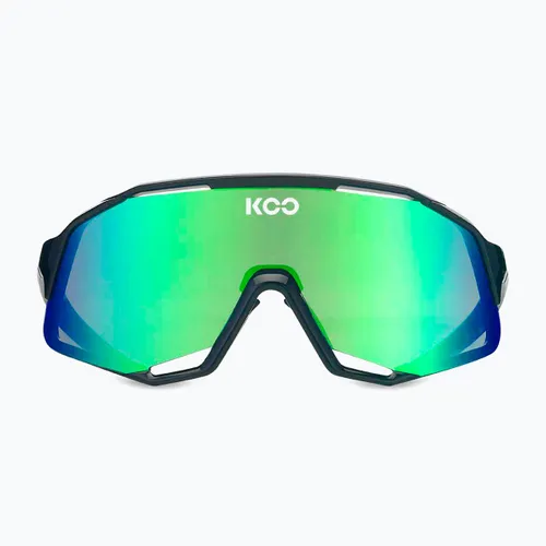 Okulary przeciwsłoneczne Koo Demos black/green mirror