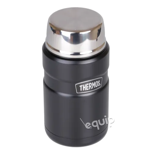 Termos na jedzenie z łyżką Thermos 0,7 l Stainless King - matt black