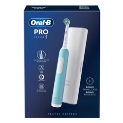 Szczoteczka rotacyjna ORAL-B Pro 1 Niebieski + Etui
