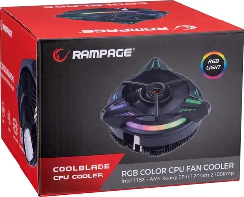 Chłodzenie CPU RAMPAGE CoolBlade RM-C03 RGB Czarny