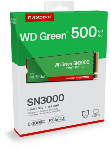Dysk SANDISK WD Green SN3000 500GB SSD