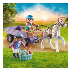 PLAYMOBIL HORSES OF WATERFALL 71496 POWÓZ KUCYKÓW