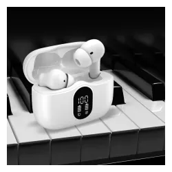 Słuchawki bezprzewodowe Manta TWS Rytmo PRO Bluetooth 5.3 Biały