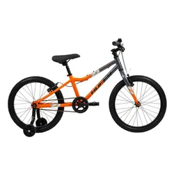 Rower dziecięcy HUFFY Literide Kids 20 cali dla chłopca Pomarańczowo-grafitowy