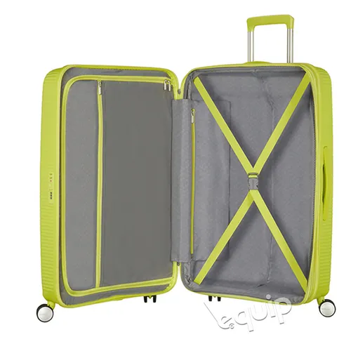 American Tourister walizka duża Soundbox - tropical lime