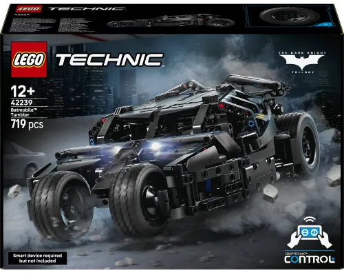 LEGO TECHNIC 42239 Batmobile Tumbler, zestaw klocków 12+ sterowany