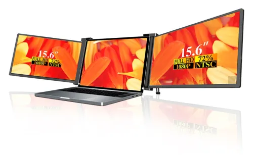 Monitor Extralink Smart Life S9 2-Screen 15,6" Full HD IPS 60Hz do laptopa 15,6" do 17,3"