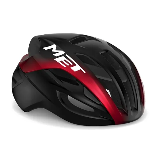 Kask rowerowy MET Rivale II Mips black/ red metallic glossy