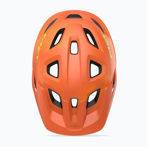 Kask rowerowy MET Echo orange rust matt