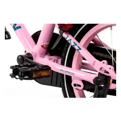 Rower dziecięcy KARBON Jazz 14 cali dla dziewczynki Różowy