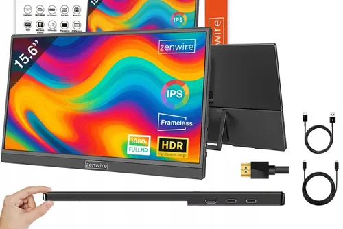 Monitor ZENWIRE M9P 15.6" 1920x1080px IPS 3 ms