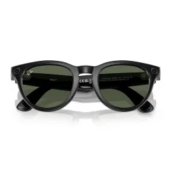 Okulary Ray-Ban Meta Glasses Green Lenses Shiny Black RW4006 Czarny