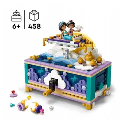 LEGO Disney 43295 Szkatułka na biżuterię Dżasminy, zestaw klocków 6+