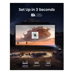 Projektor Nebula Mars 3 D2333 DLP Full HD HDR Android TV Wi-Fi Bluetooth