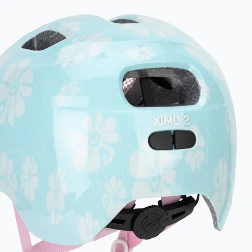 Kask rowerowy dziecięcy Alpina Ximo 2 Jr aqua rose flower gloss