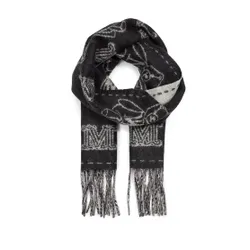Șal Max Mara Wsamina 234546373 Furat Negru 002