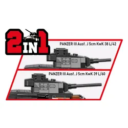 Cobi Klocki Klocki Historical Collection WWII Panzer III Ausf. J 590 klocków
