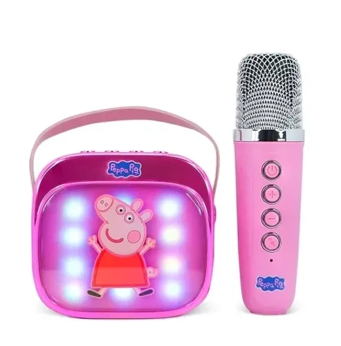 Mikrofon z głośnikiem Bluetooth OTL Technologies Peppa Pig 5W Różowy