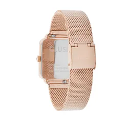 Cluse La Tétragone Cw0101207001 Rose Gold Mesh / White Saatler