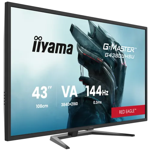Monitor iiyama G-Master Red Eagle G4380UHSU-B2 43" 4K VA 144Hz 0,3ms MPRT Gamingowy