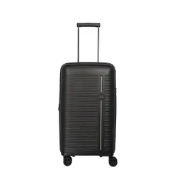 Walizka średnia poszerzana Travelite Roomer Trunk - black