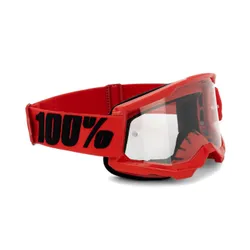 Gogle rowerowe 100% Strata 2 red/clear