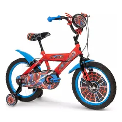 Rower dziecięcy HUFFY Spider-Man 16 cali dla chłopca Czerwony