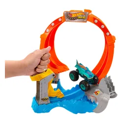 Tor Hot Wheels Monster Trucks Pętla rekina JFR08